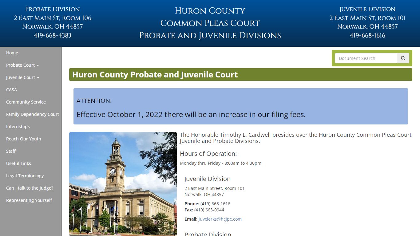 Huron County Probate and Juvenile Court